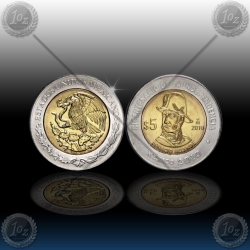 MEHIKA 5 Pesos 2010 "Ignacio Allende"